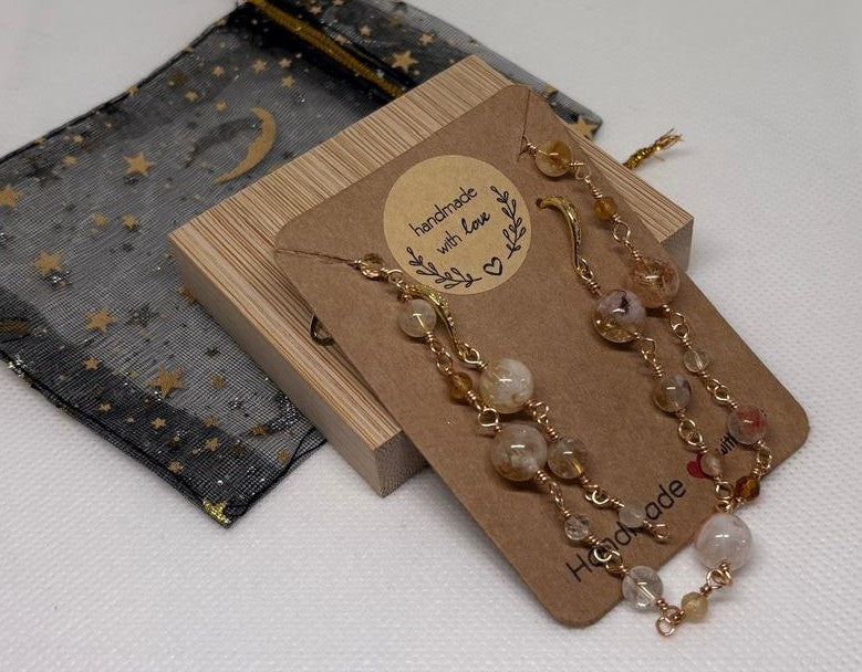 Citrin-Set 1 | Armband & Ohrringe