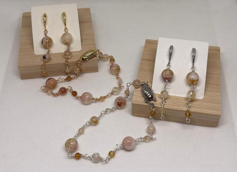Citrin-Set 1 | Armband & Ohrringe