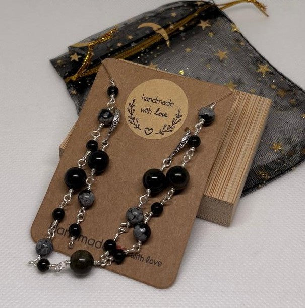 Ensemble Fluorite 1 | Bracelet et boucles d'oreilles