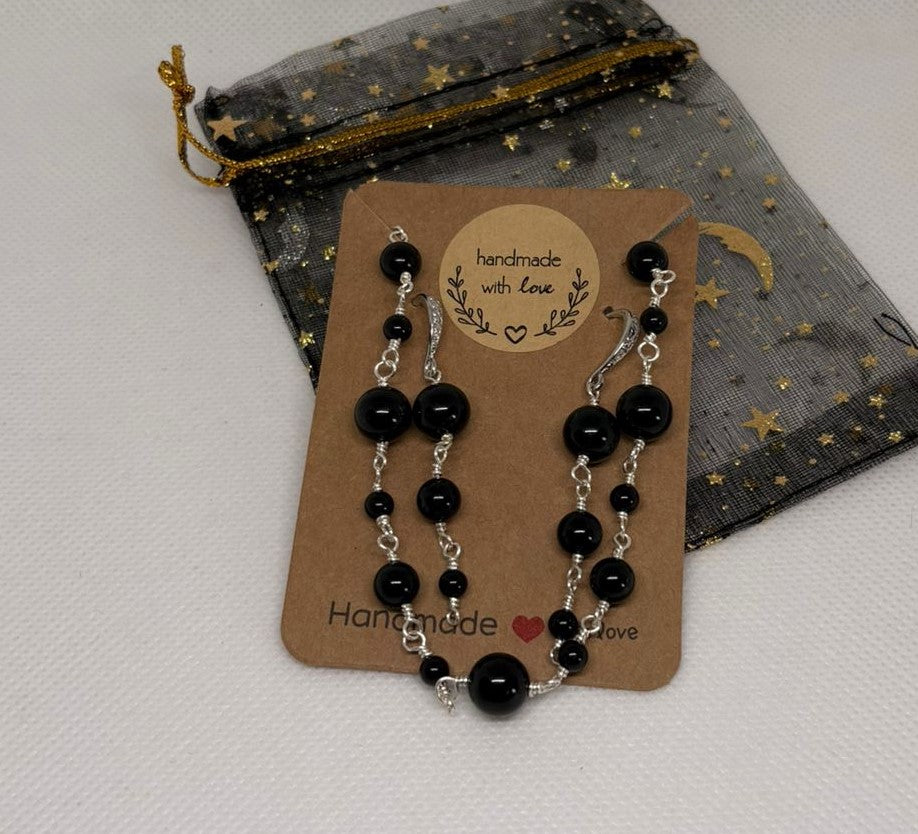 Set Tourmaline 1 | Bracelet & Boucles d'oreilles
