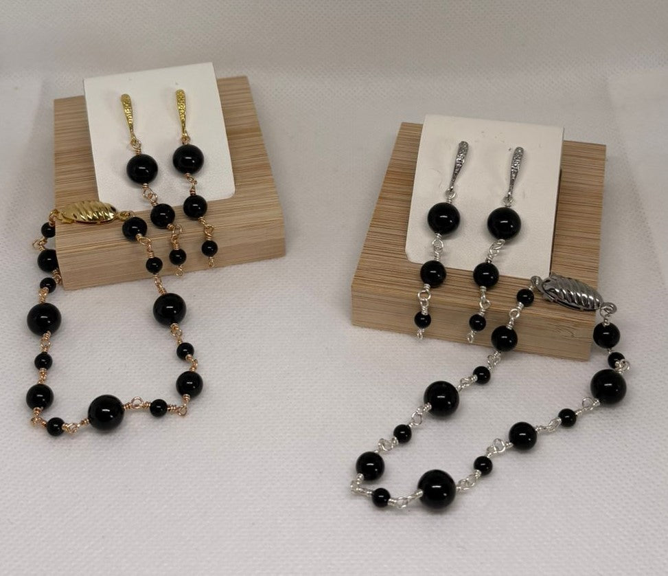 Set Tourmaline 1 | Bracelet & Boucles d'oreilles